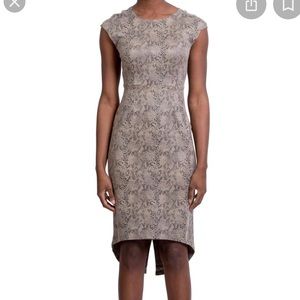 Level 99 Snakeprint Sheath, stretch suede, size S
